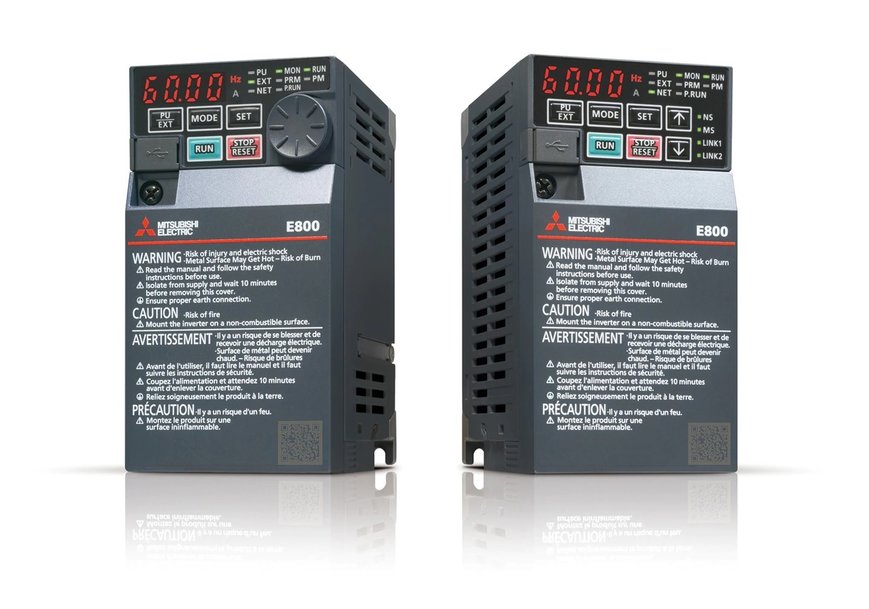 Mitsubishi Electric Releases FR-E800 General Purpose Inverter Series